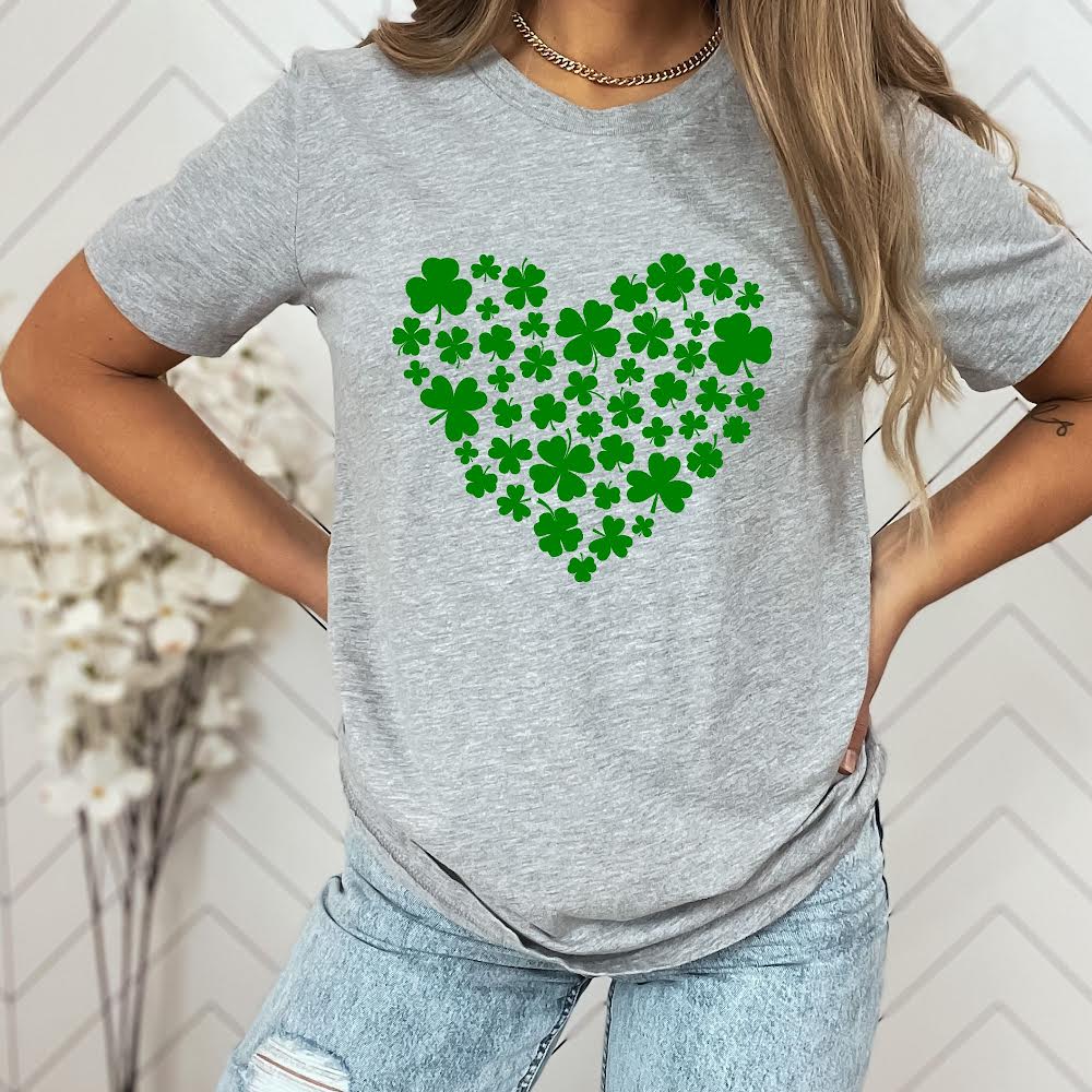 Shamrock Heart -Screen Print